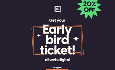 Bëhu pjesë e konferencës AllWeb 2023 – shfrytëzoje zbritjen në Telegrafi Deals!