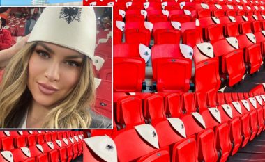 Leonora Jakupi do ta ndjekë nga afër ndeshjen Shqipëri-Çeki, publikon fotografi nga stadiumi Air Albania