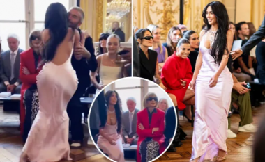 Kim Kardashian injorohet nga Anna Wintour gjatë sfilatës së Victoria Beckham në Paris