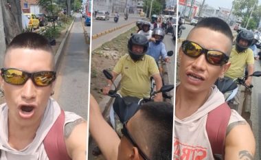 Shkaktoi një rrëmujë të madhe në shtegun e biçikletave – kolumbiani tregon arsyen pse kështu reagoi
