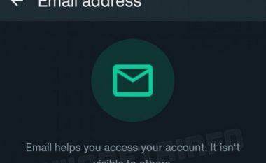 WhatsApp me masë të re mbrojtëse, kërkohet e-mail për verifikim të llogarisë