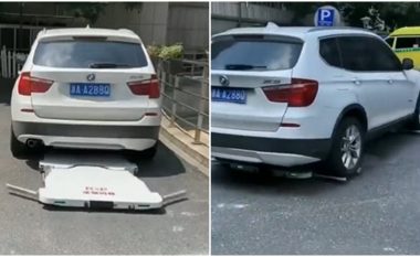 Platforma e sheshtë me rrota është zgjidhja gjeniale për largimin e makinave të parkuara pa leje