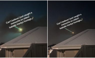 ‘Përvojë një herë në jetë’ – gruaja australiane kap në kamera meteorin teksa po filmonte zjarret