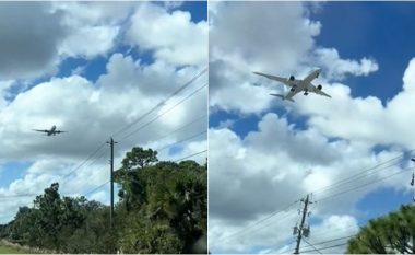 Pamjet e aeroplanit që ‘nuk lëviz’ në qiell i kanë lënë njerëzit të hutuar