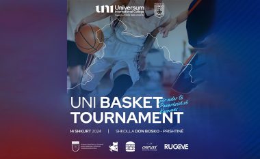 UNI – Universum International College në bashkëpunim me Komunën e Prishtinës organizon Turneun e Basketbollit për 16-vjetorin e Pavarësisë së Kosovës