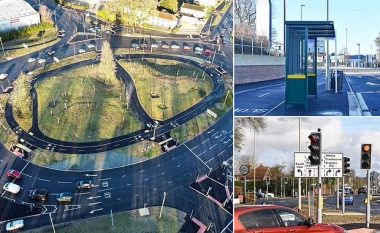 Shoferët e hutuar britanikë kritikojnë rrethrrotullimin e ri prej 20 milionë funtesh – a do të dinit se në cilin rrugë të shkoni?