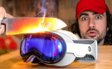 A mund të rezistojnë pajisjet Apple Vision Pro kundër një thike të nxehur në 537 gradë Celsius