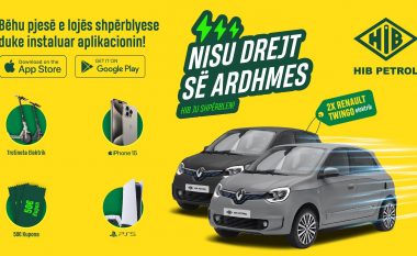 HIB me oferta të jashtëzakonshme me lansimin e aplikacionit mobil – Dhuron 2 vetura elektrike dhe shumë shpërblime tjera 