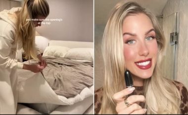 Metoda e pazakontë por shumë efektive e vendosjes së çarçafit në jorgan, influencuesja habit me videon në TikTok