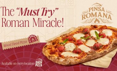 Sachpizza me risinë më të fundit – PINSA ROMANA tradicionale italiane tani edhe në Kosovë