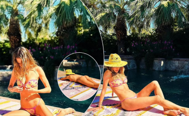 Alessandra Ambrosio tregon figurën e saj mahnitëse në bikini, gjatë udhëtimit të Coachella