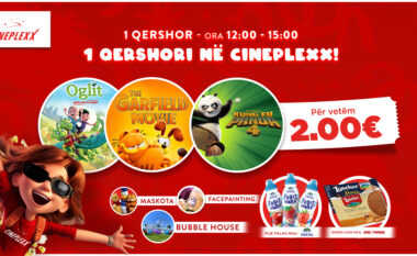 Më 1 Qershor biletat për filmin Garfield, Oglit dhe Kung Fu Panda 4 për vetëm 2 euro