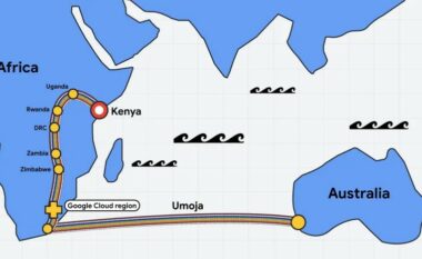 Google do të ndërtojë një kabllo me fibër optike për të lidhur Afrikën dhe Australinë