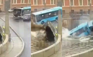 Tragjedi në Shën Petersburg: Autobusi ra në lumë, të paktën tre të vdekur