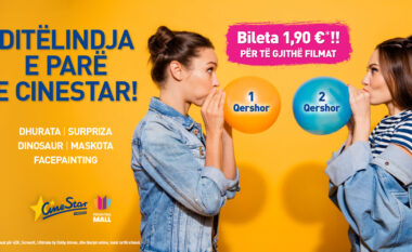 10 arsye pse të kaloni vikendin në Cinestar Megaplex!