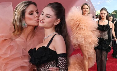 Heidi Klum shkëlqen me të bijën në Festivalin e Filmit në Kanë, ndërsa marrin pjesë në mbrëmjen gala të mbledhjes së fondeve për HIV/AIDS