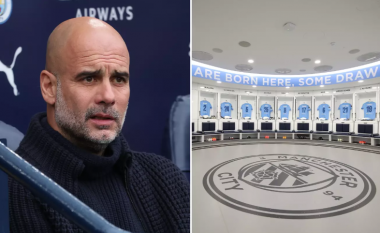 Një ish-lojtar i Pep Guardiolës hyri në dhomën e zhveshjes pas fitores rekorde të Man Cityt