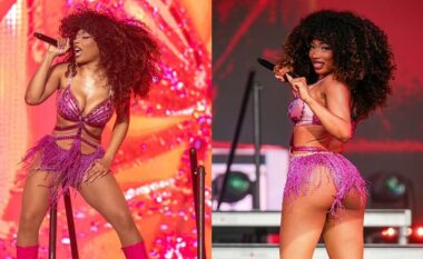 Megan Thee Stallion mori vëmendjen me një ansambël shumë zbulues, në festivalin Napa Valley