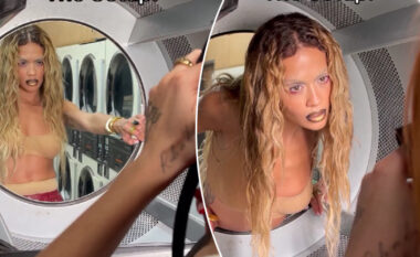 Rita Ora në lavanderi për klipin e ri – publikon prapaskenat e xhirimeve të “Ask And You Shall Receive”