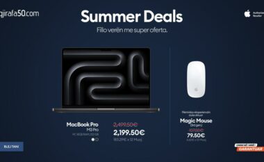 Fillo verën me ofertat e MacBook në Gjirafa50!