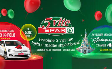 SPAR feston 5 vite në Kosovë!