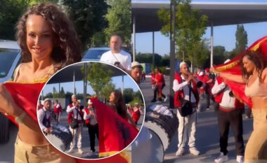 Xhuli Nura merr vëmendje me një video, ndërsa shfaqet duke kërcyer me tupana në mes të Dyseldorfit