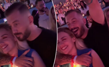 Heidi dhe Romeo shfaqen më të dashuruar e kurrë në një video nga koncerti i Alban Skenderajt