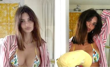Emily Ratajkowski mahnit me fotografitë në bikini, teksa tregon fizikun e saj të mrekullueshëm