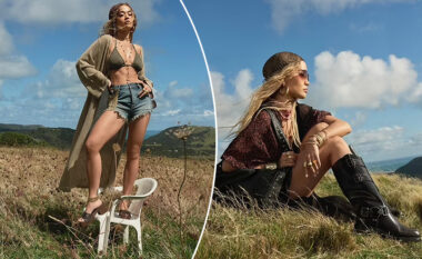 Rita Ora pozon në fshat, sjell koleksionin e ri të “Primark”