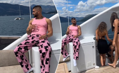 Butrint Imeri feston ditëlindjen me një sërë vajzash me bikini në jaht