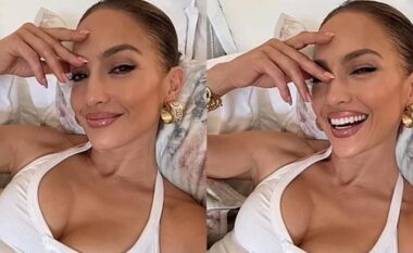 “Sot do të jetë një ditë e mrekullueshme” – Jennifer Lopez pozon nga shtrati, mes vështirësive të përfolura për martesën