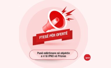 Ftesë për ofertë për “Punë ndërtimore në objektin e ri të IPKO në Prizren”