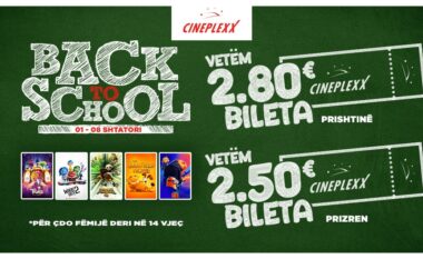 Oferta speciale për filmat e fëmijëve nga 1 deri më 8 shtator