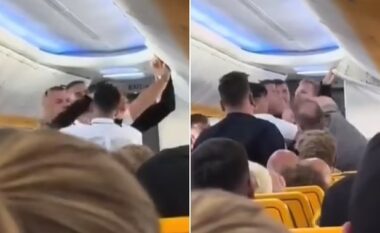 Pasagjeri godet shuplakë stjuardesin gjatë udhëtimit për në Spanjë, agresori e pëson keq – një pasagjer tjetër e grushton  