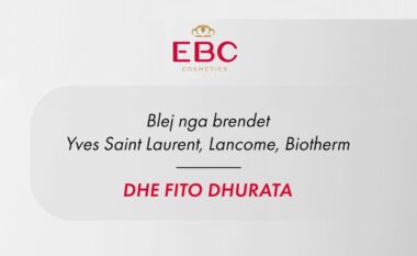 Blej produkte online nga brendet Yves Saint Laurent, Lancome dhe Biotherm dhe fito dhurata