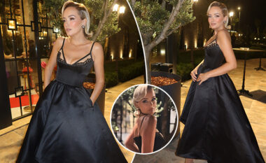 Adriana Matoshi shkëlqen me dukjen elegante në të zezë në paraqitjen e fundit