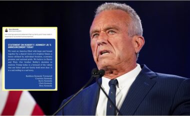 ‘Pezullon’ garën presidenciale – Robert F Kennedy Jr pritet ta mbështesë Trumpin, familja e tij del në mbështetje të Kamala Harrisit