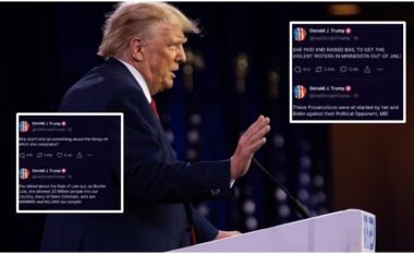 Trump reagoi 48 herë në kohë reale gjatë fjalimit të Harrisit: Sërish po gënjen, të gjithë demokratët e kanë kuptuar