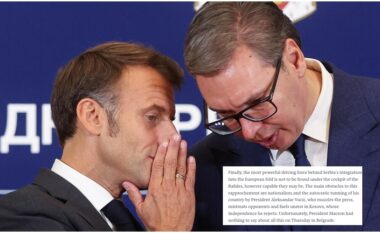 Gazeta më e madhe franceze, Le Monde për vizitën e Macronit në Beograd: Ai nuk foli për nxitjen e trazirave në Kosovë nga Vuçiqi