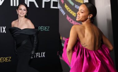 Selena Gomez magjepsëse me një fustan elegant të zi, në premierën e filmit “Emilia Perez” në Los Angeles