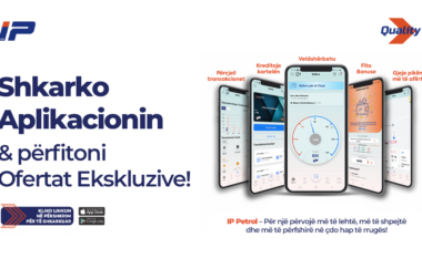 Shkarkoni aplikacionin mobil të IP Petrol dhe përfitoni ofertat ekskluzive!