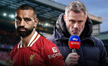 Carragher shpërthen kundër Salah, e quan egoist për veprimin që bëri egjiptiani në fundjavë