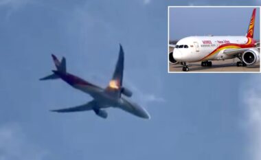 Një “goditje zogu” shkaktoi zjarr në motor, aeroplani u detyrua të kthehej në aeroportin e Romës