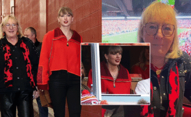 Fansat e Taylor Swift të entuziazmuar: Ajo dhe nëna e Travis Kelce kombinohen gjatë ndeshjes së ‘Chiefs’