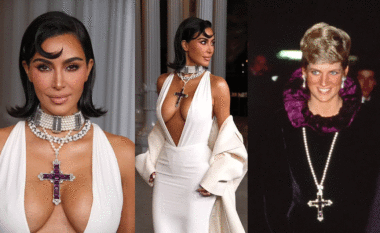 Kim Kardashian vendos kryqin e Princeshës Diana në gala LACMA