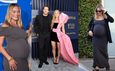 Margot Robbie dhe Tom Ackerley mirëpresin një djalë