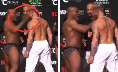 A ishte e inskenuar shuplaka që Mike Tyson ia dha Jake Paulit? Dalin pamjet në xhirim të ngadalësuar