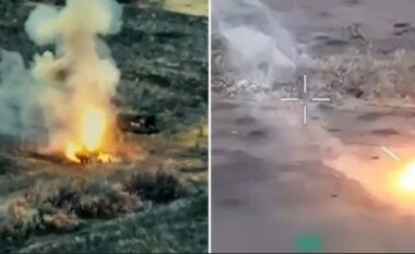 Vala e re e sulmeve me dronë kamikaz mbi pozicionet e armikut, ukrainasit shkatërrojnë tanke dhe autoblinda të tjera ruse
