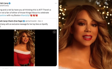 Mariah Carey i përgjigjet dyshimeve për AI në videon e Spotify: Kjo nuk është e vërtetë