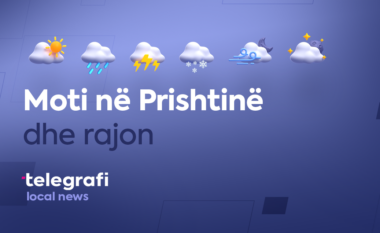 Rënie e temperaturave, kështu do të jetë moti në kryeqytet